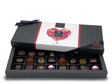 Valentine's 24 Mostly Dark Chocolate Gift Box