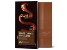 Milk chocolate bar with salted butter caramel