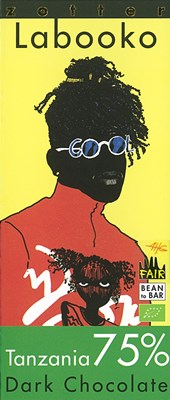 Zotter, Labooko Tanzania, 75% dark chocolate bar