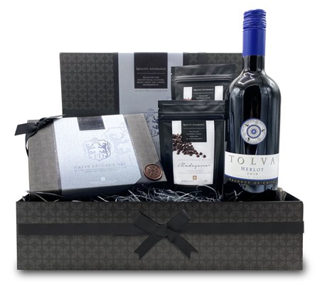 Father's Day Red Wine & Chocolate Small Gift Hamper