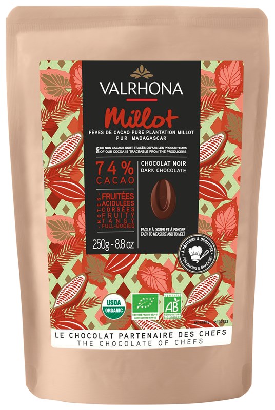 Valrhona Millot, dark chocolate chips