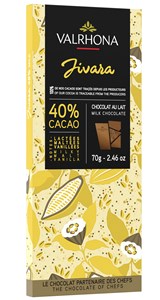 Valrhona Jivara, 40% milk chocolate bar