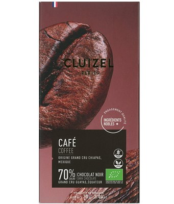 Cafe, Grand Cru, 70% dark chocolate bar
