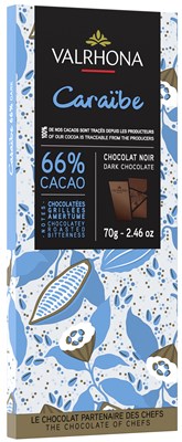 Valrhona Caraibe 66% dark chocolate bar