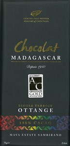 Chocolat Madagascar, Ottange, 100% dark chocolate bar