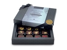 Superior Selection, Single Origin, Dark Chocolate Fruit Ganache Box 12