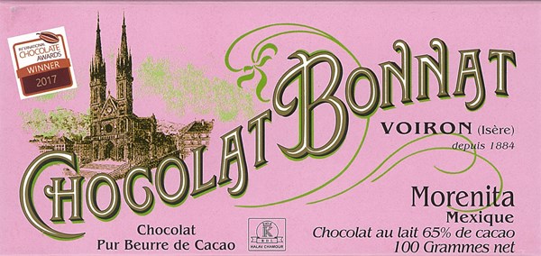 Bonnat, Morenita, 65% milk chocolate bar