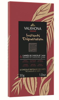 Valrhona Dark chocolate tasting squares 30g