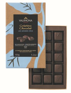 Valrhona Grand Crus Dark Chocolate Ganache Gift Box 150g