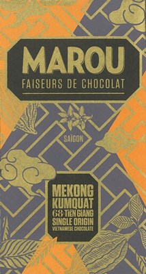 Marou, Mekong, Kumquat, 68% dark chocolate bar