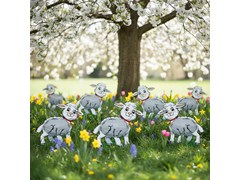 Easter novelty Chocolate Lambs lifestyle shot