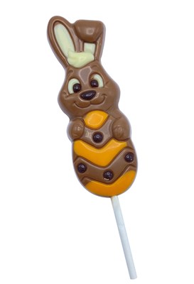 Easter bunny with egg lolly