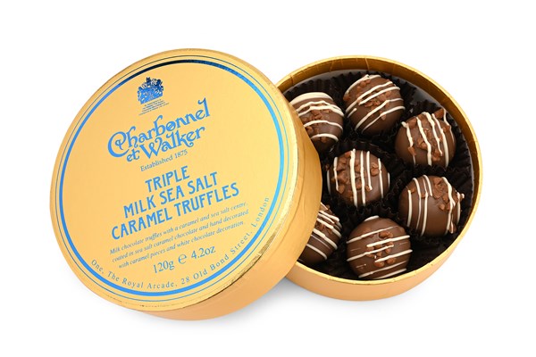 Charbonnel et Walker, Triple Milk Sea Salt Caramel Chocolate Truffles