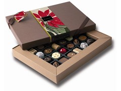 poinsettia christmas chocolate box