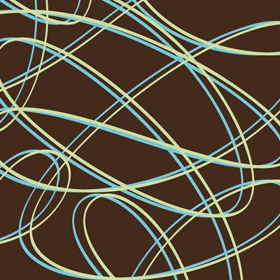 Blue Swirls, chocolate transfer sheets x2 (shown on dark chocolate)