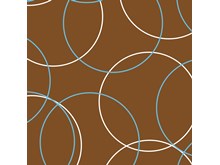 Blue & White Circles, chocolate transfer sheets x2 (shown on milk chocolate)