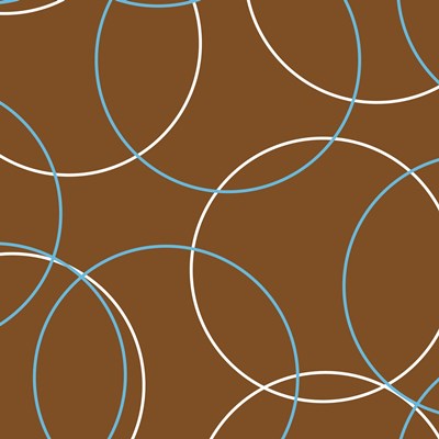 Blue & White Circles, chocolate transfer sheets x2 (shown on milk chocolate)