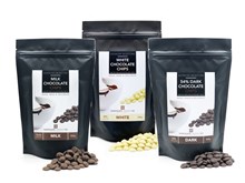 Milk, Dark & White chocolate chips 1kg offer
