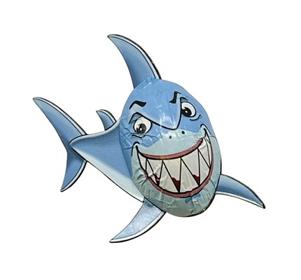Foiled Milk Chocolate Shark