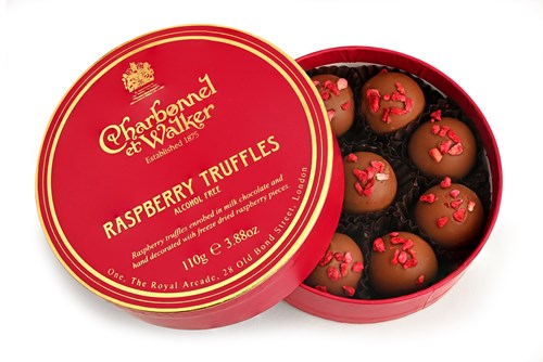 Charbonnel et Walker, Raspberry Milk Chocolate Truffles