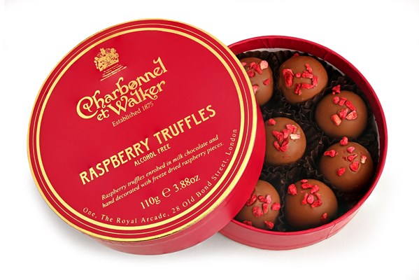 Charbonnel et Walker, Raspberry Milk Chocolate Truffles