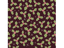 Holly, chocolate transfer sheets x2