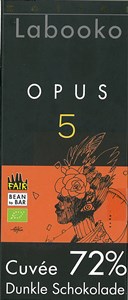Zotter, Labooko Opus 5, 2024, 72% dark chocolate bar