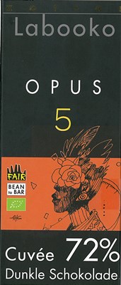 Zotter, Labooko Opus 5, 2024, 72% dark chocolate bar