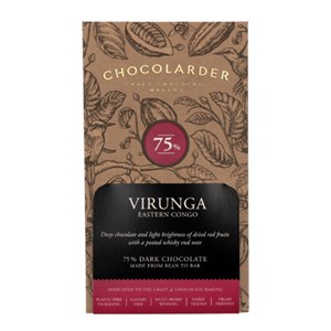 Chocolarder, Virunga 75% Dark Chocolate Bar