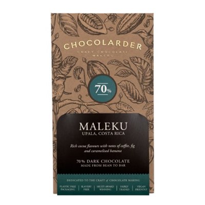 Chocolarder, Maleku 70% Dark Chocolate Bar