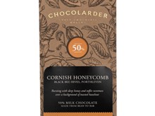 Chocolarder, Cornish Honeycomb 50% Milk Chocolate Bar