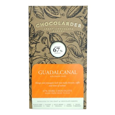 Chocolarder, Guadalcanal 67% Dark Chocolate Bar