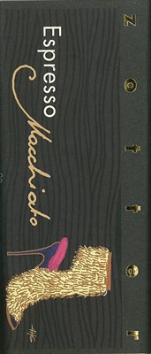 Zotter, Hand Scooped, Espresso Macchiato, 70% Dark Chocolate bar