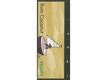 Zotter, Hand Scooped, Rum Coconut, 70% Dark Chocolate bar