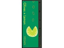 Zotter, Hand Scooped, Vegan, Olives & Lemon, 70% Dark Chocolate bar