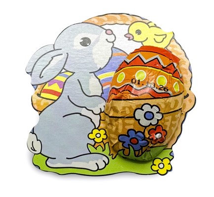 Easter bunny egg basket