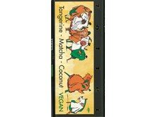 Zotter, Hand Scooped, Vegan, Tangerine, Matcha, Coconut, 70% Dark Chocolate bar