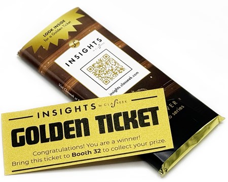 Golden Ticket Branded Chocolate Bar (Folded) 40g