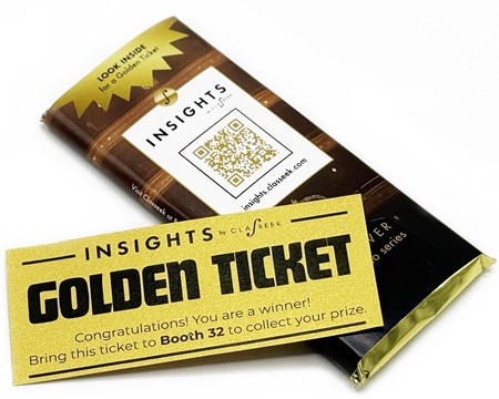 Golden Ticket Branded Chocolate Bar (Folded) 40g