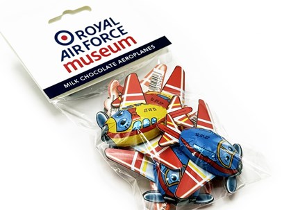 Branded gift bag of Chocolate Aeroplanes