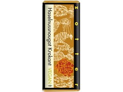 Zotter, Hand Scooped, Vegan, Hazelnut Brittle, 70% Dark Chocolate Bar
