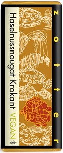 Zotter, Hand Scooped, Vegan, Hazelnut Brittle, 70% Dark Chocolate Bar