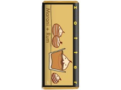 Zotter, Hand Scooped, Chestnut & Rum, Milk Chocolate Bar