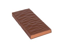 Zotter, Hand scooped, Vegan, Almond Praline Intense, 70% Dark Chocolate Bar open