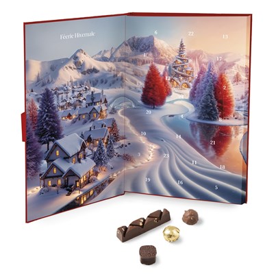 Cluizel, Feerie Hivernale, Premium Chocolate Advent Calendar