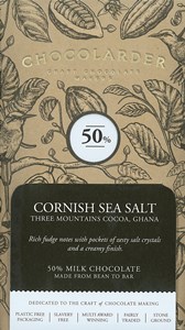 Click to view product details and reviews for Chocolarder Cornish Sea Salt 50 Milk Chocolate Bar. Click to view product details and reviews for Chocolarder Cornish Sea Salt 50 Milk Chocolate Bar.