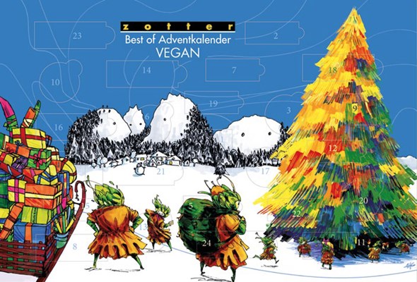 Zotter, The Best of Vegan Chocolate Advent Calendar