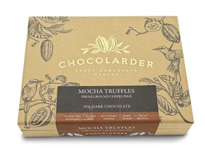 Click to view product details and reviews for Chocolarder Mocha 70 Dark Chocolate Truffles.