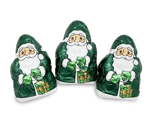 Vegan Chocolate Mini Santas