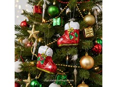 Milk Chocolate Christmas Stocking Tree Decorations